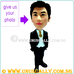 Custom 3D Caricature Smart Office Executive Figurine